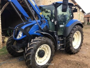 TRACTEUR NH T5-120 T4F Faucheuse conditionneuse