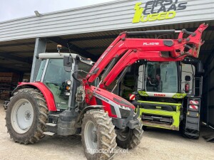 TRACTEUR MF 5 S 115 +CHARGEUR Faneur